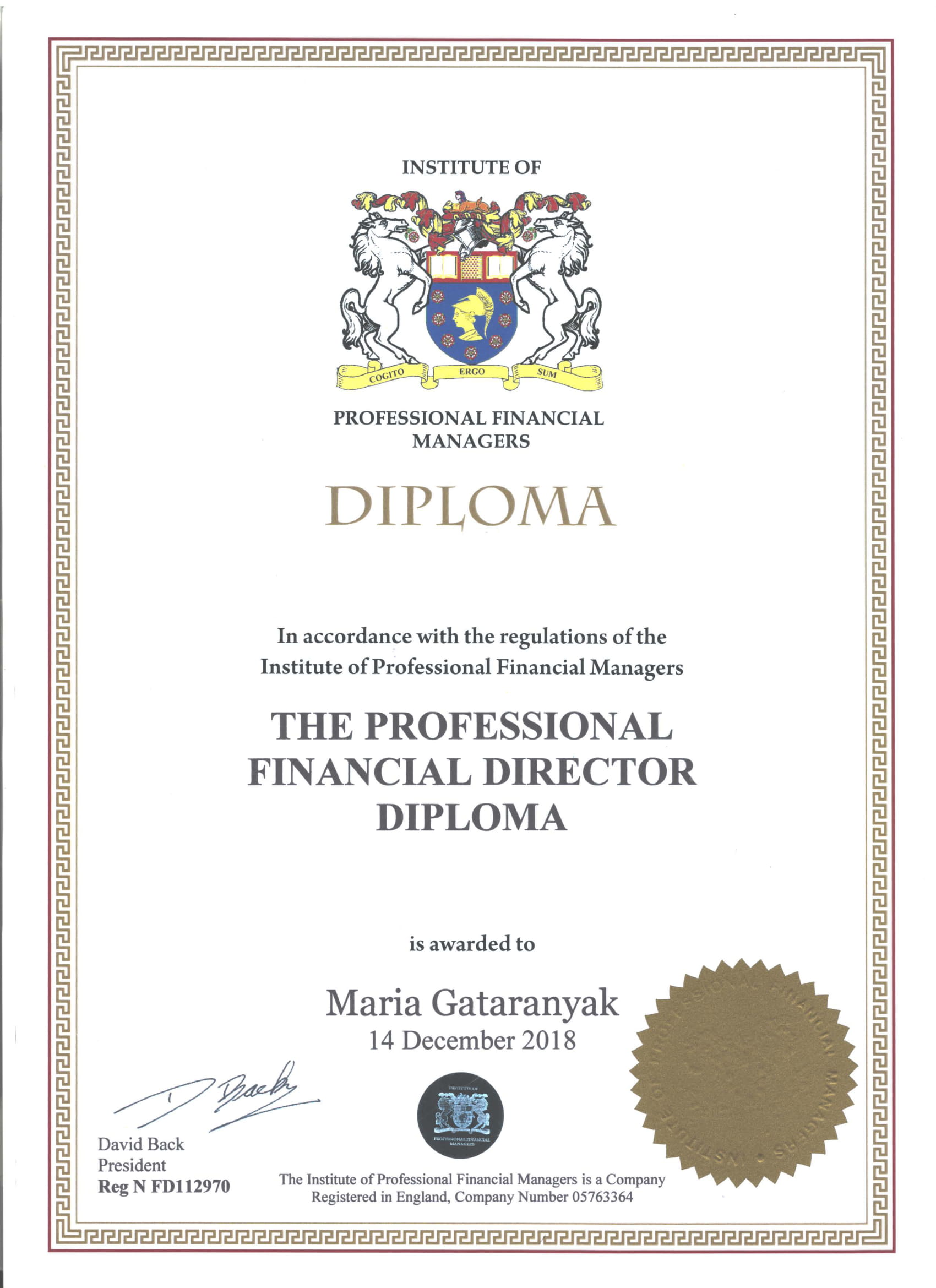 Profesionālā finanšu direktora diploms